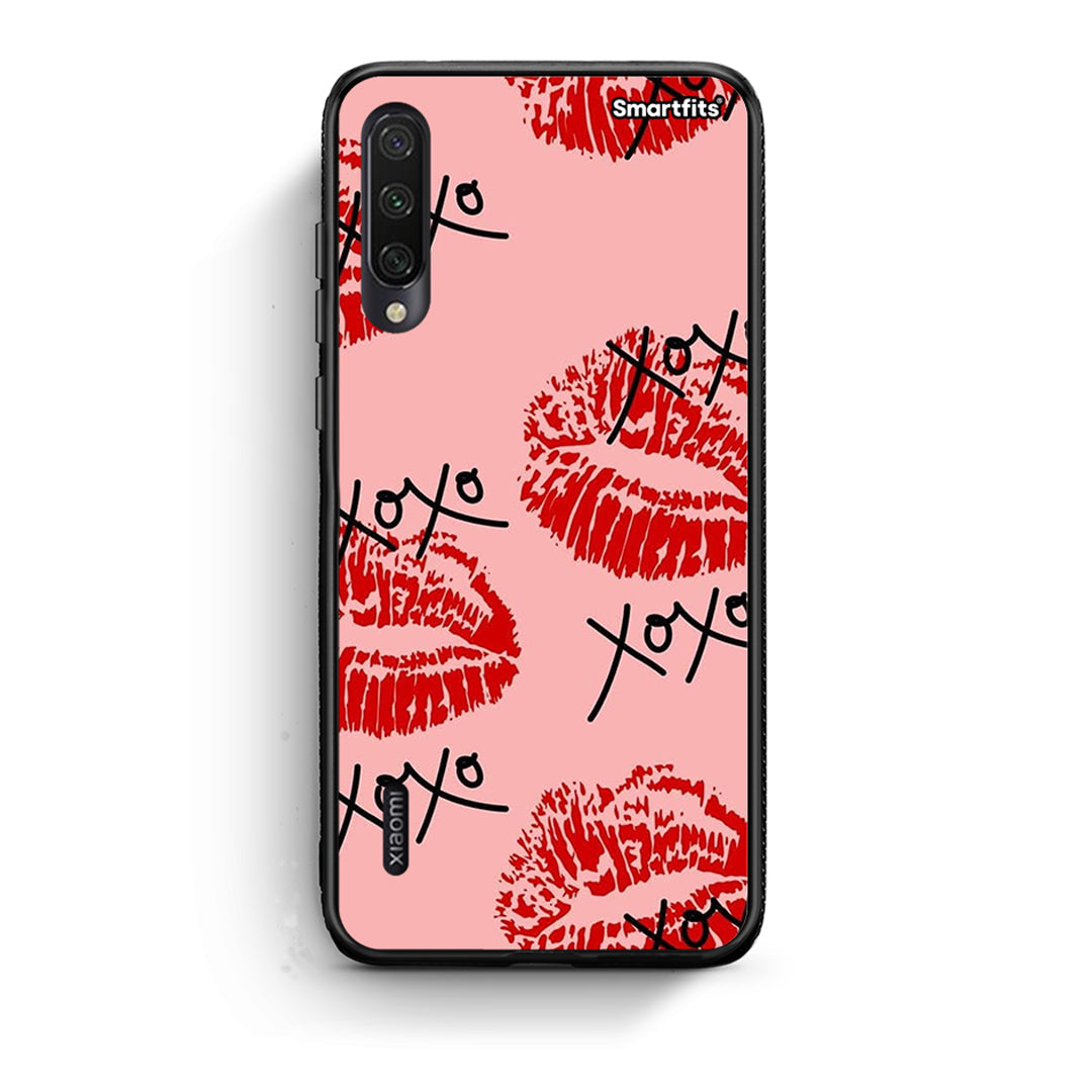 Xiaomi Mi A3 XOXO Lips θήκη από τη Smartfits με σχέδιο στο πίσω μέρος και μαύρο περίβλημα | Smartphone case with colorful back and black bezels by Smartfits