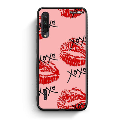 Xiaomi Mi A3 XOXO Lips θήκη από τη Smartfits με σχέδιο στο πίσω μέρος και μαύρο περίβλημα | Smartphone case with colorful back and black bezels by Smartfits