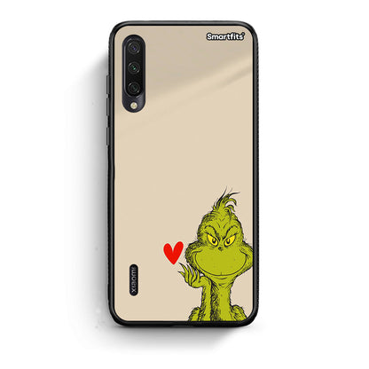 Xiaomi Mi A3 Xmas Grinch θήκη από τη Smartfits με σχέδιο στο πίσω μέρος και μαύρο περίβλημα | Smartphone case with colorful back and black bezels by Smartfits