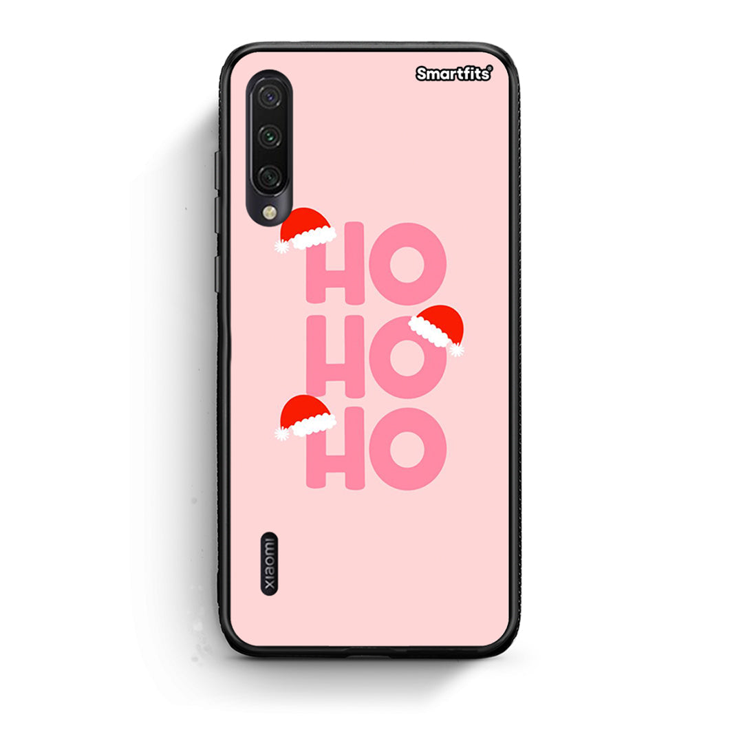 Xiaomi Mi A3 Xmas Ho Ho Ho θήκη από τη Smartfits με σχέδιο στο πίσω μέρος και μαύρο περίβλημα | Smartphone case with colorful back and black bezels by Smartfits