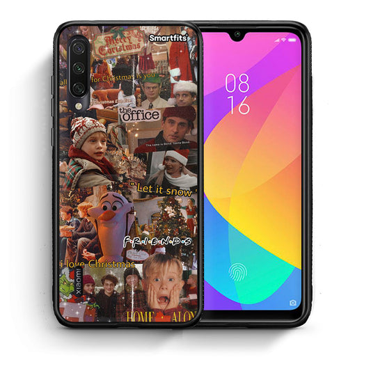 Θήκη Xiaomi Mi A3 Xmas Wishes από τη Smartfits με σχέδιο στο πίσω μέρος και μαύρο περίβλημα | Xiaomi Mi A3 Xmas Wishes case with colorful back and black bezels
