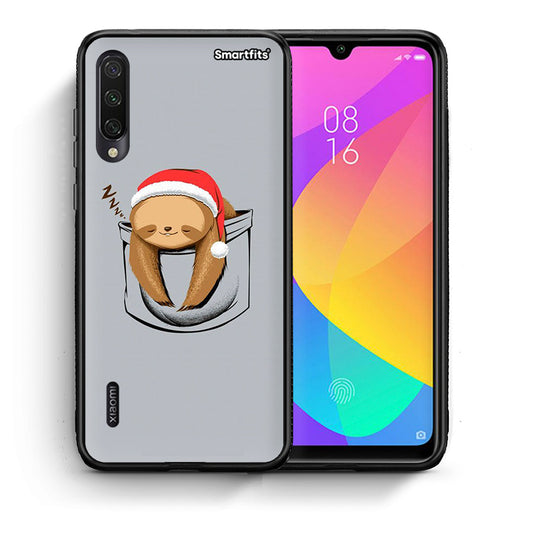 Θήκη Xiaomi Mi A3 Xmas Zzzz από τη Smartfits με σχέδιο στο πίσω μέρος και μαύρο περίβλημα | Xiaomi Mi A3 Xmas Zzzz case with colorful back and black bezels