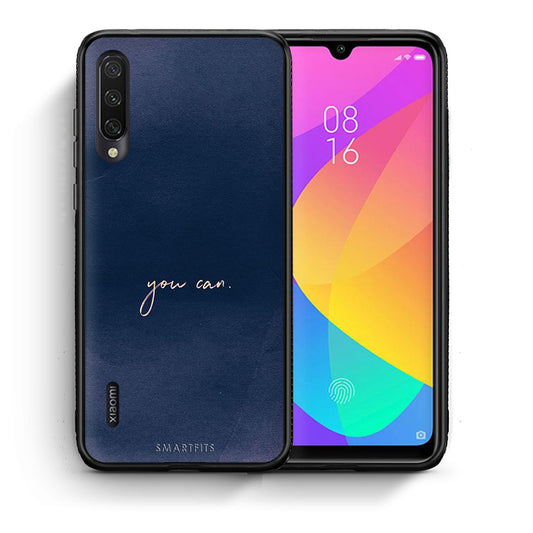 Θήκη Xiaomi Mi A3 You Can από τη Smartfits με σχέδιο στο πίσω μέρος και μαύρο περίβλημα | Xiaomi Mi A3 You Can case with colorful back and black bezels