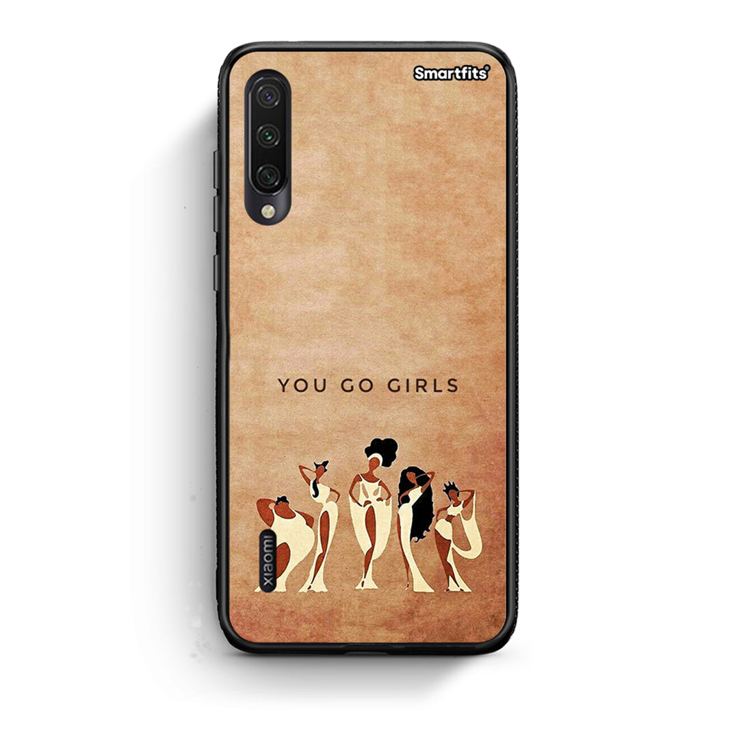 Xiaomi Mi A3 You Go Girl θήκη από τη Smartfits με σχέδιο στο πίσω μέρος και μαύρο περίβλημα | Smartphone case with colorful back and black bezels by Smartfits