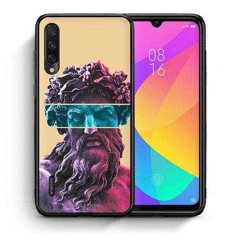 Θήκη Αγίου Βαλεντίνου Xiaomi Mi A3 Zeus Art από τη Smartfits με σχέδιο στο πίσω μέρος και μαύρο περίβλημα | Xiaomi Mi A3 Zeus Art case with colorful back and black bezels