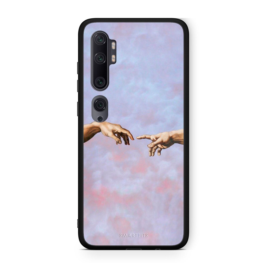 Xiaomi Mi Note 10 Pro Adam Hand θήκη από τη Smartfits με σχέδιο στο πίσω μέρος και μαύρο περίβλημα | Smartphone case with colorful back and black bezels by Smartfits
