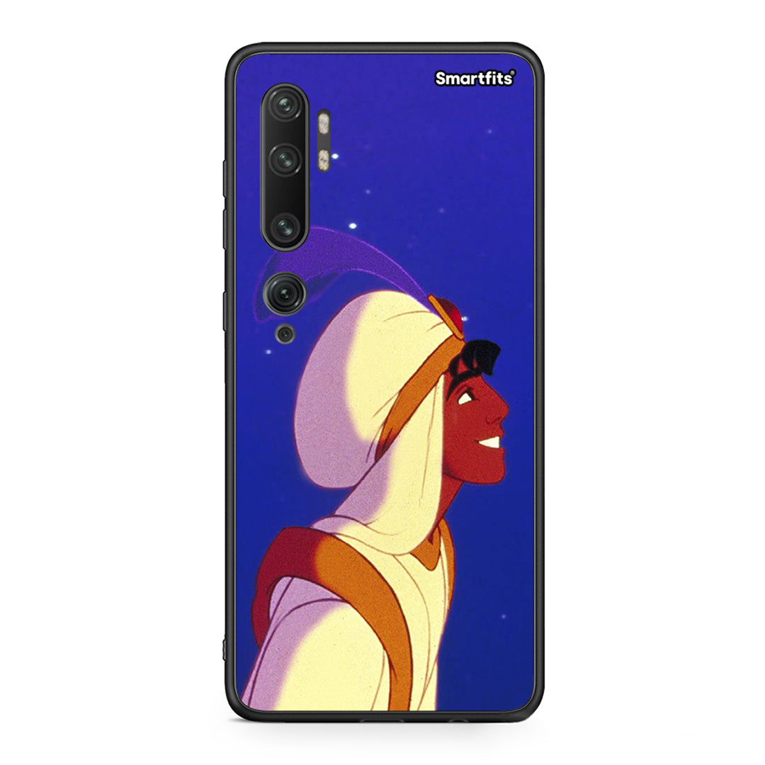 Xiaomi Mi Note 10 Pro Alladin And Jasmine Love 1 θήκη από τη Smartfits με σχέδιο στο πίσω μέρος και μαύρο περίβλημα | Smartphone case with colorful back and black bezels by Smartfits