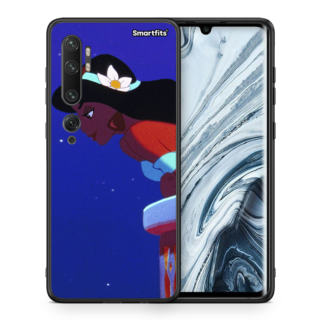 Θήκη Xiaomi Mi Note 10 Pro Alladin And Jasmine Love 2 από τη Smartfits με σχέδιο στο πίσω μέρος και μαύρο περίβλημα | Xiaomi Mi Note 10 Pro Alladin And Jasmine Love 2 case with colorful back and black bezels