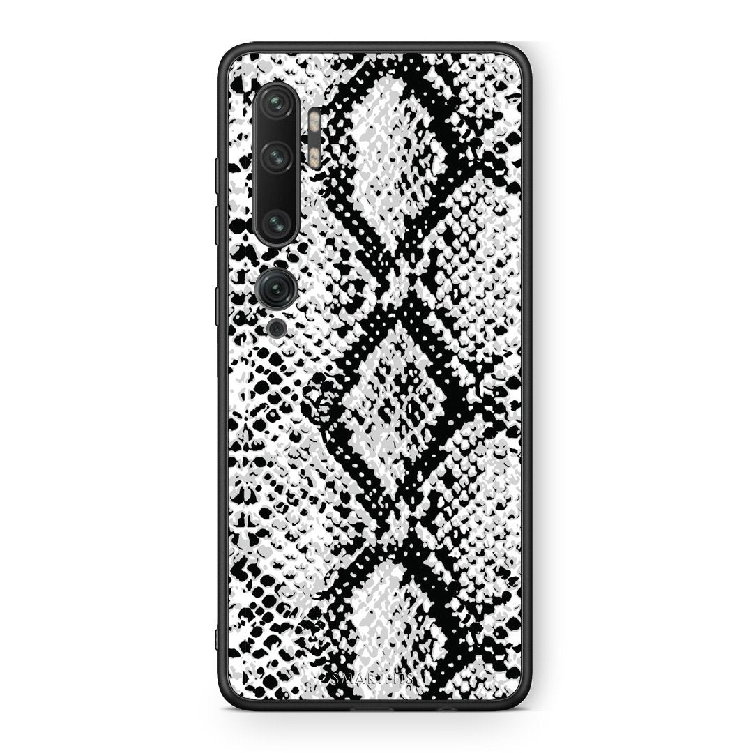 24 - Xiaomi Mi Note 10 Pro White Snake Animal case, cover, bumper