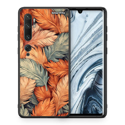 Θήκη Xiaomi Mi Note 10 / 10 Pro Autumn Leaves από τη Smartfits με σχέδιο στο πίσω μέρος και μαύρο περίβλημα | Xiaomi Mi Note 10 / 10 Pro Autumn Leaves case with colorful back and black bezels