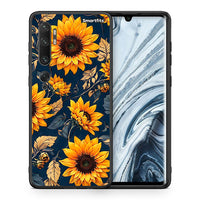 Thumbnail for Θήκη Xiaomi Mi Note 10 / 10 Pro Autumn Sunflowers από τη Smartfits με σχέδιο στο πίσω μέρος και μαύρο περίβλημα | Xiaomi Mi Note 10 / 10 Pro Autumn Sunflowers case with colorful back and black bezels