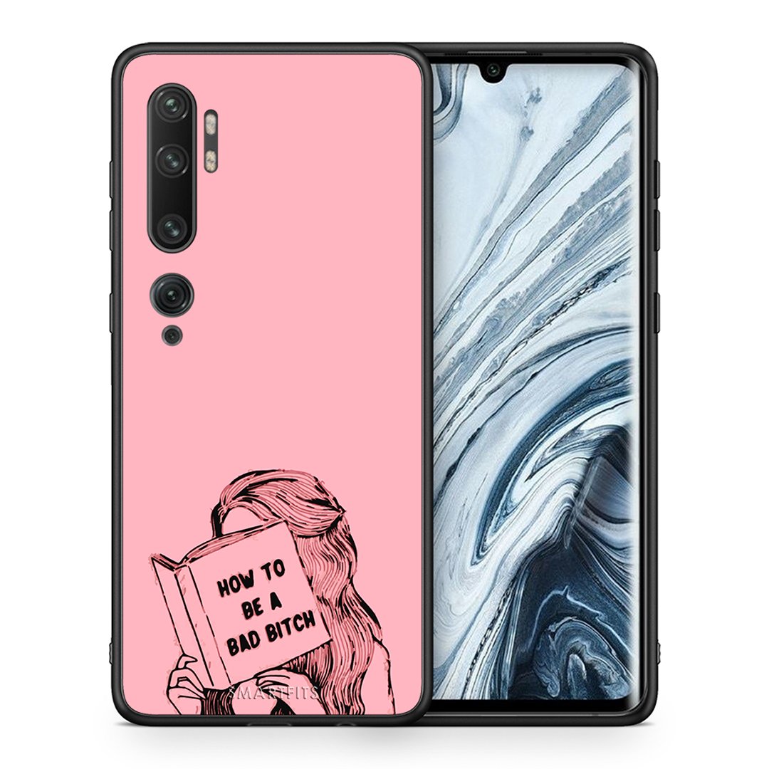Θήκη Xiaomi Mi Note 10 Pro Bad Bitch από τη Smartfits με σχέδιο στο πίσω μέρος και μαύρο περίβλημα | Xiaomi Mi Note 10 Pro Bad Bitch case with colorful back and black bezels