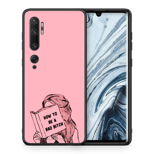 Θήκη Xiaomi Mi Note 10 Pro Bad Bitch από τη Smartfits με σχέδιο στο πίσω μέρος και μαύρο περίβλημα | Xiaomi Mi Note 10 Pro Bad Bitch case with colorful back and black bezels