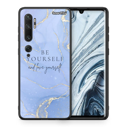Θήκη Xiaomi Mi Note 10 Pro Be Yourself από τη Smartfits με σχέδιο στο πίσω μέρος και μαύρο περίβλημα | Xiaomi Mi Note 10 Pro Be Yourself case with colorful back and black bezels