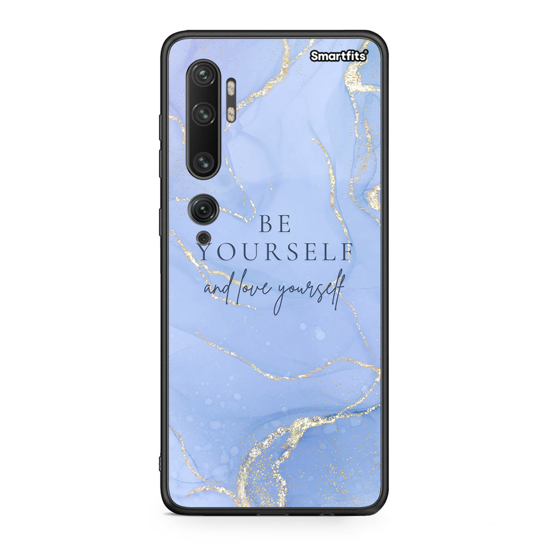 Xiaomi Mi Note 10 Pro Be Yourself θήκη από τη Smartfits με σχέδιο στο πίσω μέρος και μαύρο περίβλημα | Smartphone case with colorful back and black bezels by Smartfits