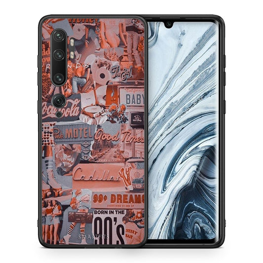 Θήκη Xiaomi Mi Note 10 Pro Born In 90s από τη Smartfits με σχέδιο στο πίσω μέρος και μαύρο περίβλημα | Xiaomi Mi Note 10 Pro Born In 90s case with colorful back and black bezels