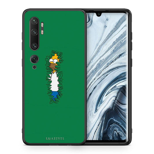 Θήκη Αγίου Βαλεντίνου Xiaomi Mi Note 10 / 10 Pro Bush Man από τη Smartfits με σχέδιο στο πίσω μέρος και μαύρο περίβλημα | Xiaomi Mi Note 10 / 10 Pro Bush Man case with colorful back and black bezels