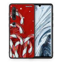 Thumbnail for Θήκη Xiaomi Mi Note 10 Pro Candy Cane από τη Smartfits με σχέδιο στο πίσω μέρος και μαύρο περίβλημα | Xiaomi Mi Note 10 Pro Candy Cane case with colorful back and black bezels