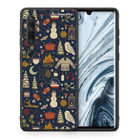 Thumbnail for Θήκη Xiaomi Mi Note 10 Pro Christmas Elements από τη Smartfits με σχέδιο στο πίσω μέρος και μαύρο περίβλημα | Xiaomi Mi Note 10 Pro Christmas Elements case with colorful back and black bezels