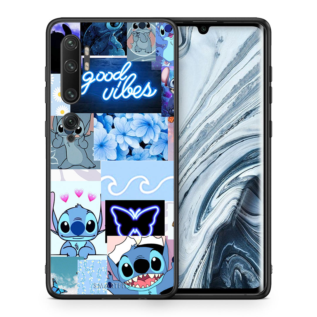 Θήκη Αγίου Βαλεντίνου Xiaomi Mi Note 10 / 10 Pro Collage Good Vibes από τη Smartfits με σχέδιο στο πίσω μέρος και μαύρο περίβλημα | Xiaomi Mi Note 10 / 10 Pro Collage Good Vibes case with colorful back and black bezels