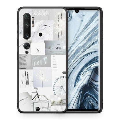 Θήκη Αγίου Βαλεντίνου Xiaomi Mi Note 10 / 10 Pro Collage Make Me Wonder από τη Smartfits με σχέδιο στο πίσω μέρος και μαύρο περίβλημα | Xiaomi Mi Note 10 / 10 Pro Collage Make Me Wonder case with colorful back and black bezels