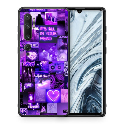 Θήκη Αγίου Βαλεντίνου Xiaomi Mi Note 10 / 10 Pro Collage Stay Wild από τη Smartfits με σχέδιο στο πίσω μέρος και μαύρο περίβλημα | Xiaomi Mi Note 10 / 10 Pro Collage Stay Wild case with colorful back and black bezels