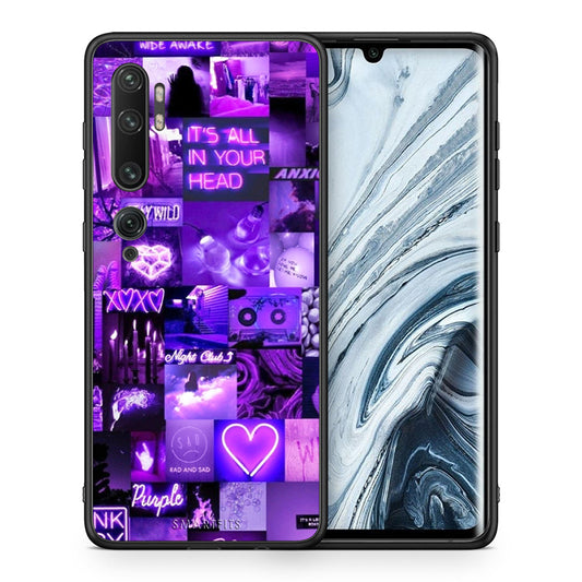 Θήκη Αγίου Βαλεντίνου Xiaomi Mi Note 10 / 10 Pro Collage Stay Wild από τη Smartfits με σχέδιο στο πίσω μέρος και μαύρο περίβλημα | Xiaomi Mi Note 10 / 10 Pro Collage Stay Wild case with colorful back and black bezels