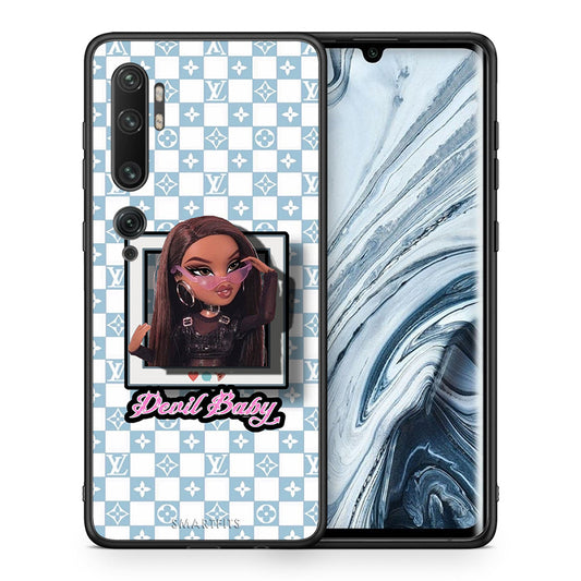 Θήκη Αγίου Βαλεντίνου Xiaomi Mi Note 10 / 10 Pro Devil Baby από τη Smartfits με σχέδιο στο πίσω μέρος και μαύρο περίβλημα | Xiaomi Mi Note 10 / 10 Pro Devil Baby case with colorful back and black bezels