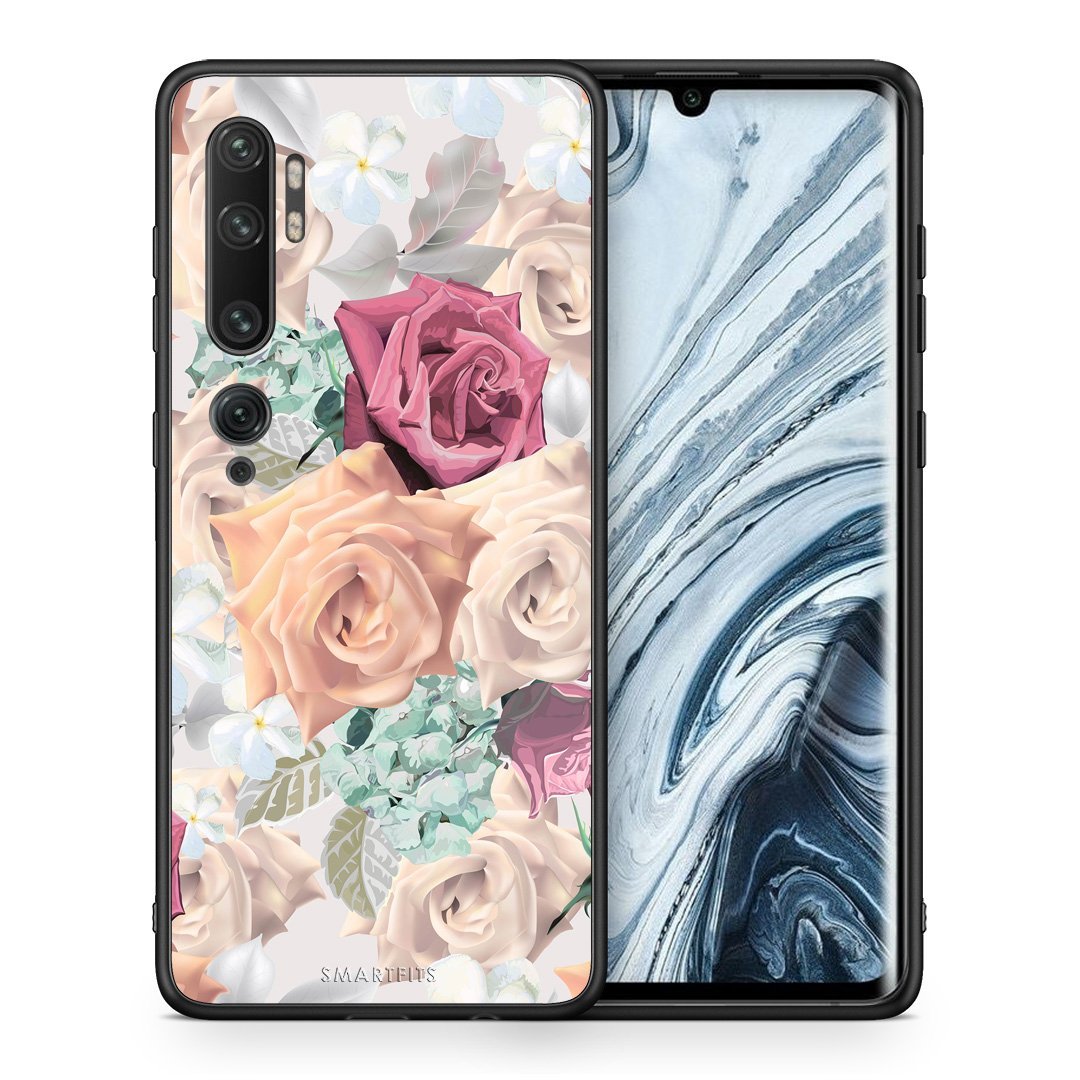 Θήκη Xiaomi Mi Note 10 Pro Bouquet Floral από τη Smartfits με σχέδιο στο πίσω μέρος και μαύρο περίβλημα | Xiaomi Mi Note 10 Pro Bouquet Floral case with colorful back and black bezels