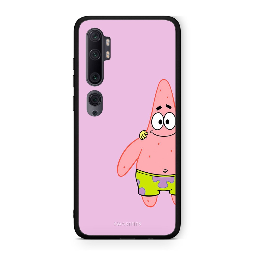 Xiaomi Mi Note 10 Pro  Friends Patrick θήκη από τη Smartfits με σχέδιο στο πίσω μέρος και μαύρο περίβλημα | Smartphone case with colorful back and black bezels by Smartfits