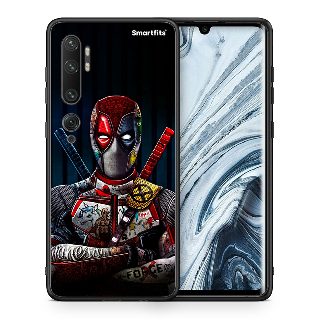 Θήκη Xiaomi Mi Note 10 Pro Funny Guy από τη Smartfits με σχέδιο στο πίσω μέρος και μαύρο περίβλημα | Xiaomi Mi Note 10 Pro Funny Guy case with colorful back and black bezels