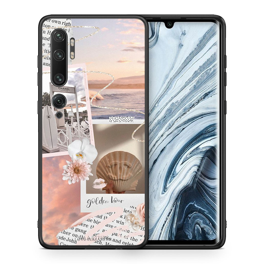Θήκη Αγίου Βαλεντίνου Xiaomi Mi Note 10 / 10 Pro Golden Hour από τη Smartfits με σχέδιο στο πίσω μέρος και μαύρο περίβλημα | Xiaomi Mi Note 10 / 10 Pro Golden Hour case with colorful back and black bezels