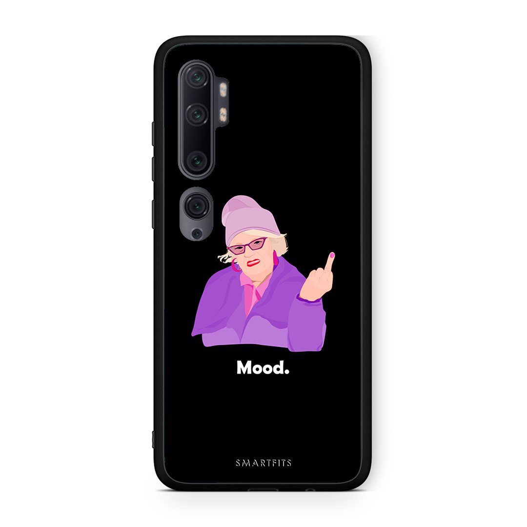 Xiaomi Mi Note 10 Pro Grandma Mood Black θήκη από τη Smartfits με σχέδιο στο πίσω μέρος και μαύρο περίβλημα | Smartphone case with colorful back and black bezels by Smartfits