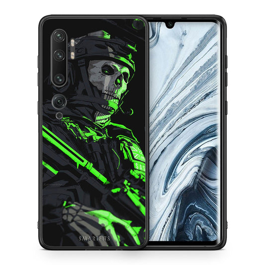 Θήκη Αγίου Βαλεντίνου Xiaomi Mi Note 10 / 10 Pro Green Soldier από τη Smartfits με σχέδιο στο πίσω μέρος και μαύρο περίβλημα | Xiaomi Mi Note 10 / 10 Pro Green Soldier case with colorful back and black bezels