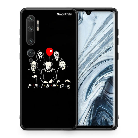 Θήκη Xiaomi Mi Note 10 / 10 Pro Halloween Friends από τη Smartfits με σχέδιο στο πίσω μέρος και μαύρο περίβλημα | Xiaomi Mi Note 10 / 10 Pro Halloween Friends case with colorful back and black bezels