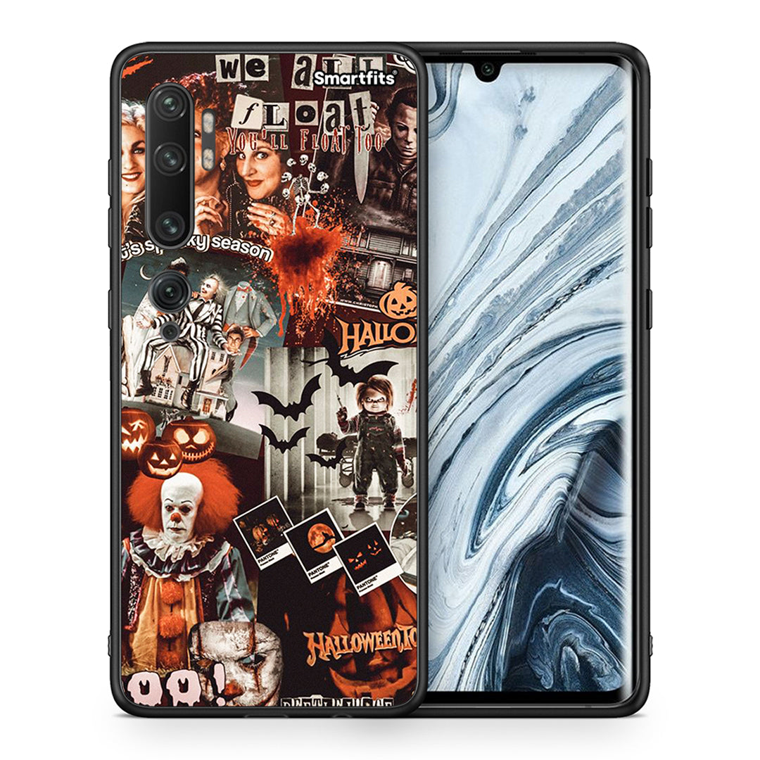 Θήκη Xiaomi Mi Note 10 / 10 Pro Halloween Spooky Season από τη Smartfits με σχέδιο στο πίσω μέρος και μαύρο περίβλημα | Xiaomi Mi Note 10 / 10 Pro Halloween Spooky Season case with colorful back and black bezels