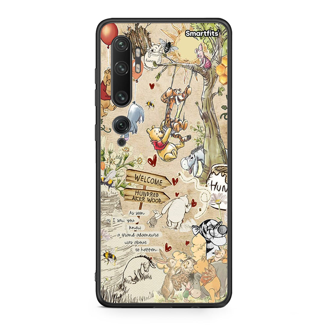 Xiaomi Mi Note 10 Pro Happy Friends θήκη από τη Smartfits με σχέδιο στο πίσω μέρος και μαύρο περίβλημα | Smartphone case with colorful back and black bezels by Smartfits