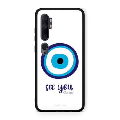 Xiaomi Mi Note 10 Pro Karma Says θήκη από τη Smartfits με σχέδιο στο πίσω μέρος και μαύρο περίβλημα | Smartphone case with colorful back and black bezels by Smartfits