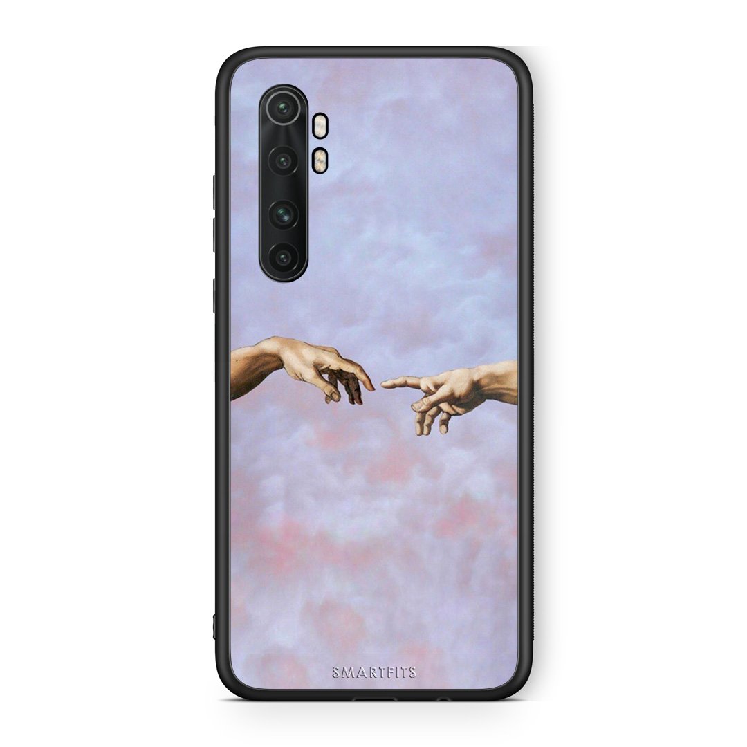 Xiaomi Mi Note 10 Lite Adam Hand θήκη από τη Smartfits με σχέδιο στο πίσω μέρος και μαύρο περίβλημα | Smartphone case with colorful back and black bezels by Smartfits