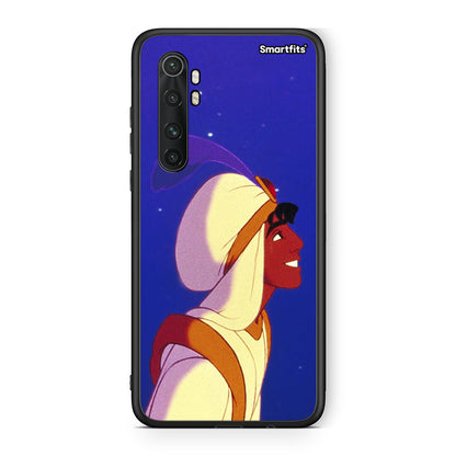 Xiaomi Mi Note 10 Lite Alladin And Jasmine Love 1 θήκη από τη Smartfits με σχέδιο στο πίσω μέρος και μαύρο περίβλημα | Smartphone case with colorful back and black bezels by Smartfits