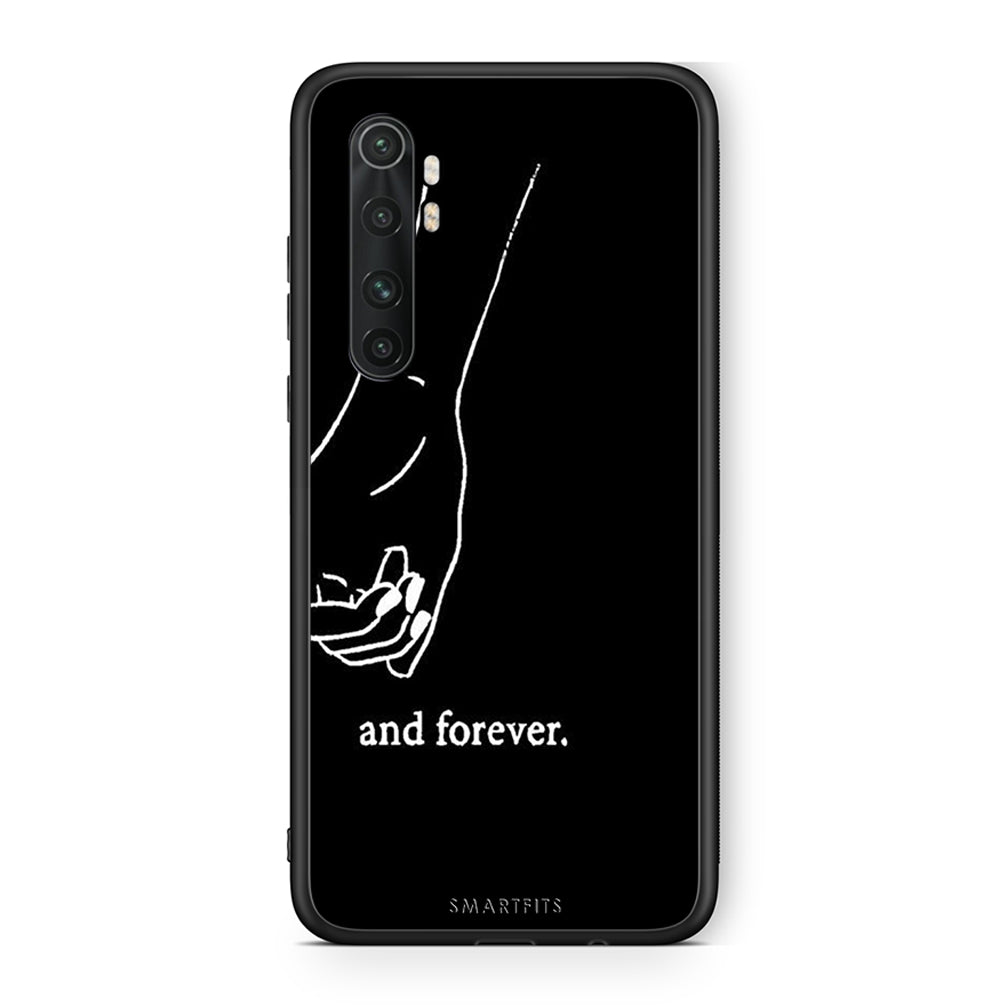 Xiaomi Mi Note 10 Lite Always & Forever 2 Θήκη Αγίου Βαλεντίνου από τη Smartfits με σχέδιο στο πίσω μέρος και μαύρο περίβλημα | Smartphone case with colorful back and black bezels by Smartfits