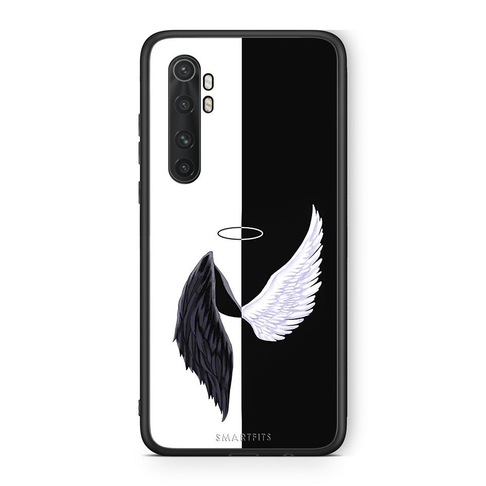 Xiaomi Mi Note 10 Lite Angels Demons θήκη από τη Smartfits με σχέδιο στο πίσω μέρος και μαύρο περίβλημα | Smartphone case with colorful back and black bezels by Smartfits