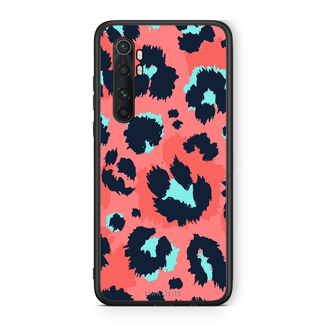 22 - Xiaomi Mi Note 10 Lite  Pink Leopard Animal case, cover, bumper