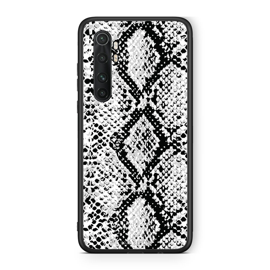 24 - Xiaomi Mi Note 10 Lite  White Snake Animal case, cover, bumper