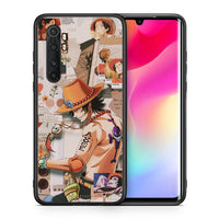 Thumbnail for Θήκη Xiaomi Mi Note 10 Lite Anime Collage από τη Smartfits με σχέδιο στο πίσω μέρος και μαύρο περίβλημα | Xiaomi Mi Note 10 Lite Anime Collage case with colorful back and black bezels