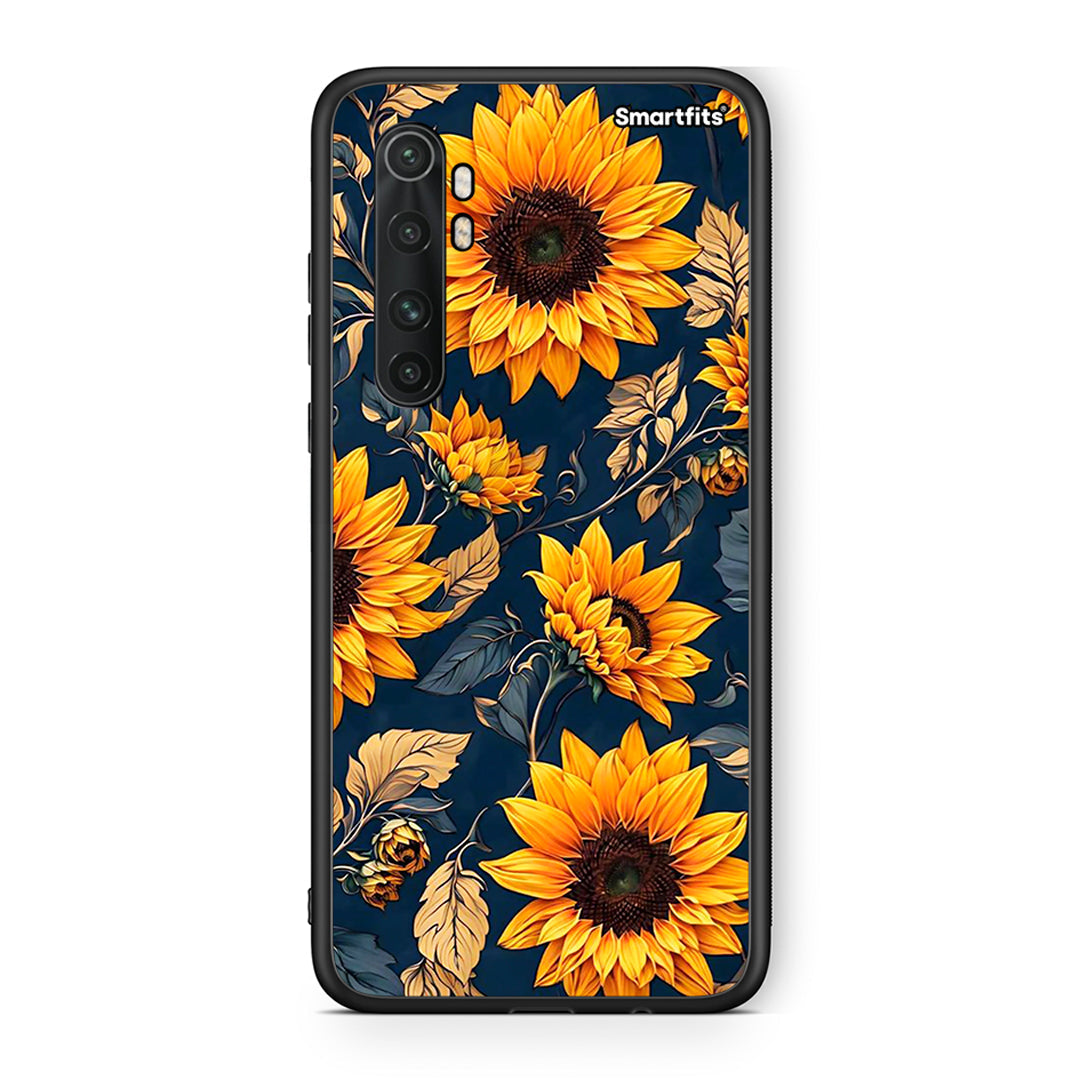 Xiaomi Mi 10 Ultra Autumn Sunflowers Θήκη από τη Smartfits με σχέδιο στο πίσω μέρος και μαύρο περίβλημα | Smartphone case with colorful back and black bezels by Smartfits