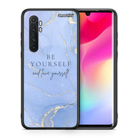 Thumbnail for Θήκη Xiaomi Mi Note 10 Lite Be Yourself από τη Smartfits με σχέδιο στο πίσω μέρος και μαύρο περίβλημα | Xiaomi Mi Note 10 Lite Be Yourself case with colorful back and black bezels