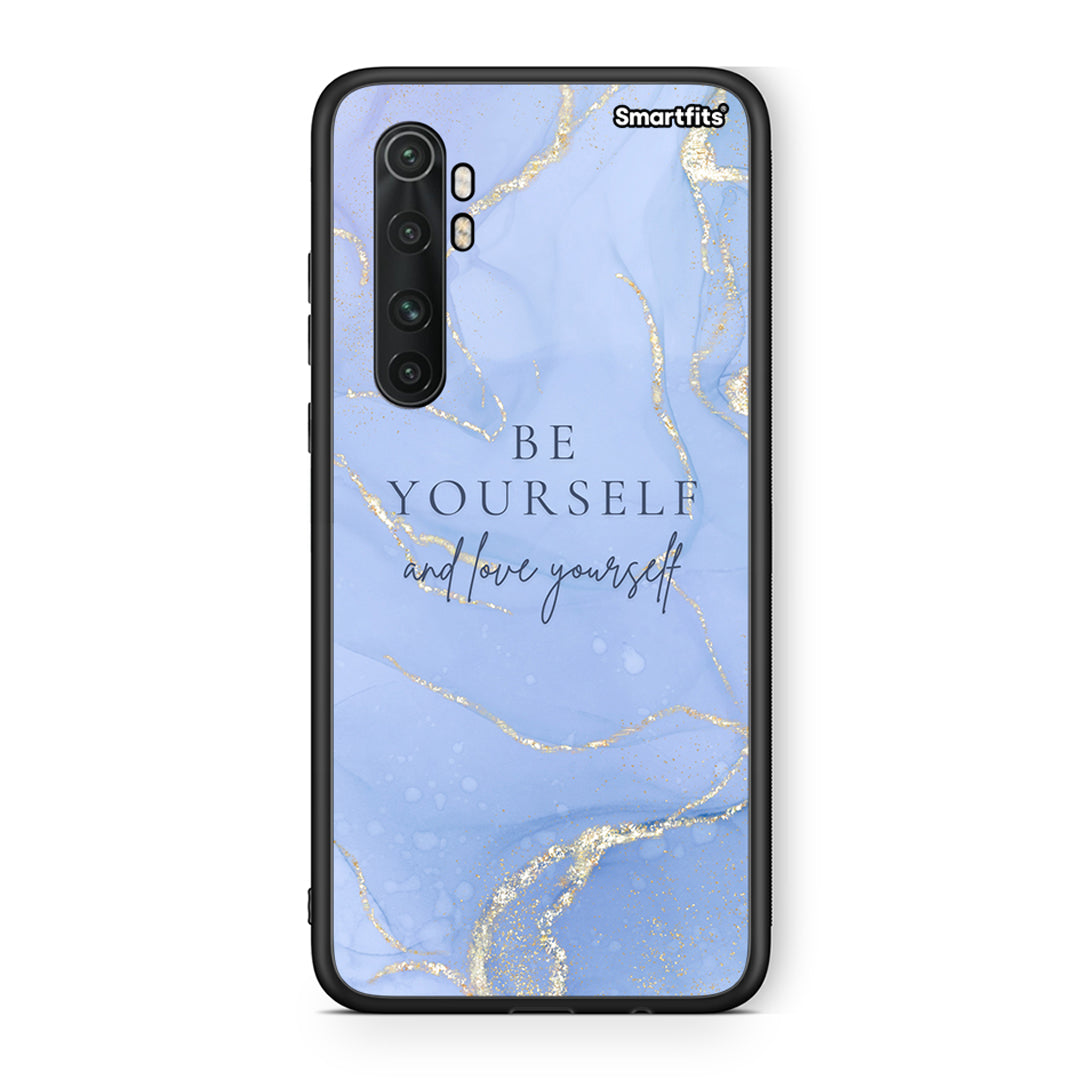 Xiaomi Mi Note 10 Lite Be Yourself θήκη από τη Smartfits με σχέδιο στο πίσω μέρος και μαύρο περίβλημα | Smartphone case with colorful back and black bezels by Smartfits