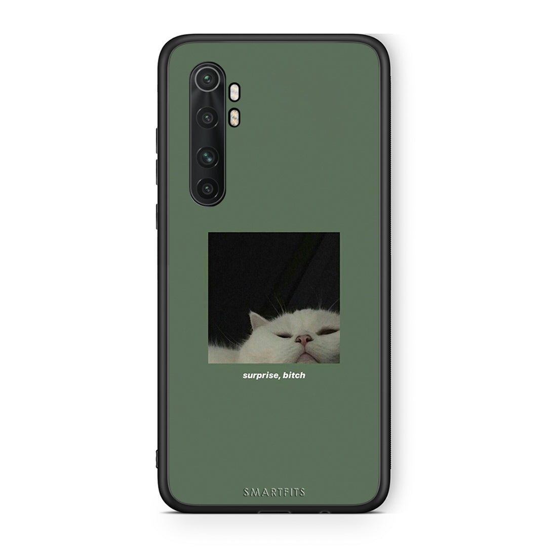 Xiaomi Mi Note 10 Lite Bitch Surprise θήκη από τη Smartfits με σχέδιο στο πίσω μέρος και μαύρο περίβλημα | Smartphone case with colorful back and black bezels by Smartfits