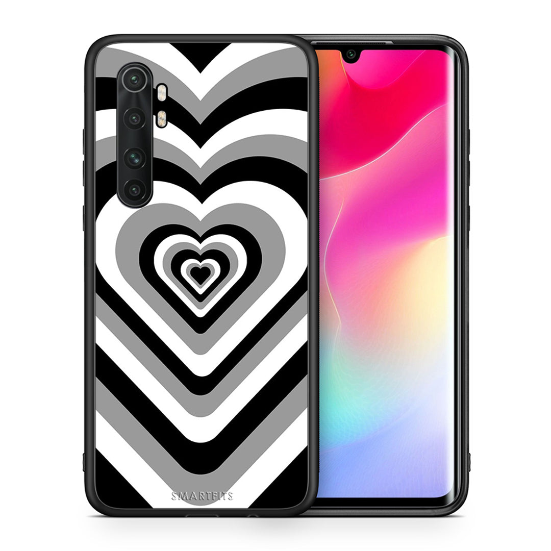 Θήκη Xiaomi Mi 10 Ultra Black Hearts από τη Smartfits με σχέδιο στο πίσω μέρος και μαύρο περίβλημα | Xiaomi Mi 10 Ultra Black Hearts case with colorful back and black bezels